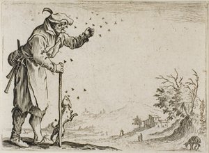 Mehiläisten hyökkäysten talonpoika, The Capricesista tekijältä Jacques Callot