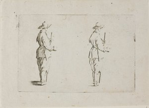 The Caprices -talonpoika pitelee pikaria tekijältä Jacques Callot