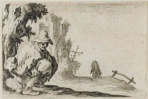 The Peasant Squatting, de The Capricesfinnish tekijältä Jacques Callot