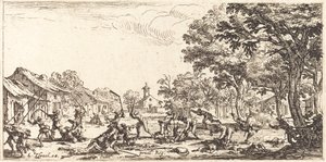 Talonpoikien kosto tekijältä Jacques Callot