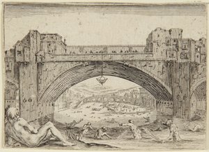 Ponte Vecchio, Firenze tekijältä Jacques Callot
