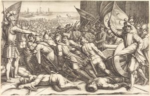 Joukkojen paluu, n. 1614. tekijältä Jacques Callot