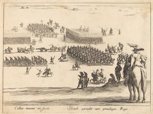 The Review, c. 16271628. tekijältä Jacques Callot