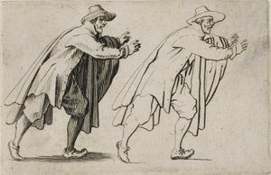 Juokseva mies, The Capricesista tekijältä Jacques Callot