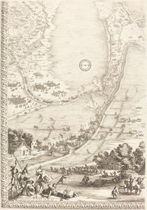 Bredan piiritys [levy 4/6] tekijältä Jacques Callot