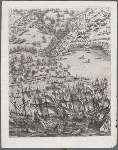La Rochellen piiritys: Levy 11 tekijältä Jacques Callot