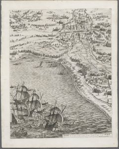 La Rochellen piiritys: Levy 12 tekijältä Jacques Callot