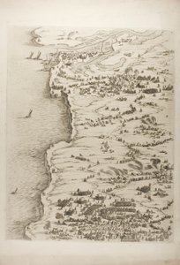 La Rochellen piiritys, yksi levy tekijältä Jacques Callot