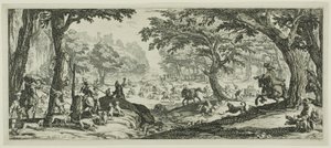 Hirvenmetsästys tekijältä Jacques Callot