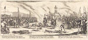 The Stake, c. 1633. tekijältä Jacques Callot