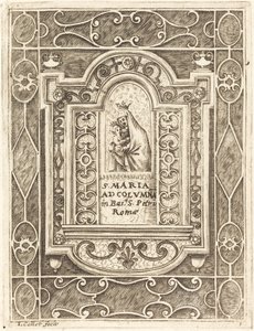 Neitsyt pylväässä Neitsyt pylväässä, 16081611. tekijältä Jacques Callot
