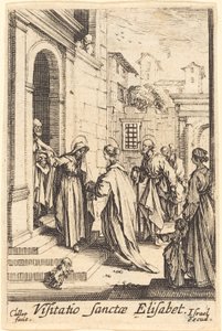 Vierailu vuonna 1630 tai sen jälkeen. tekijältä Jacques Callot