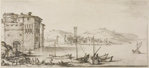 The Zany One tai Scapin, kolmelta italialaiselle koomikolle tekijältä Jacques Callot