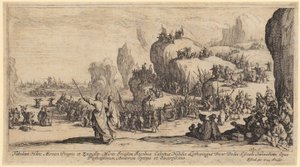 Joukot poistuvat laivoistaan tekijältä Jacques Callot