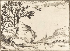 Turtle Dove Fly in the Desert. tekijältä Jacques Callot
