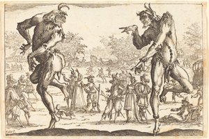 Kaksi Zannia tekijältä Jacques Callot