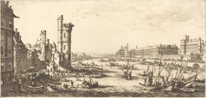 Näkymä Louvresta tekijältä Jacques Callot