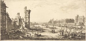 Näkymä Louvresta tekijältä Jacques Callot