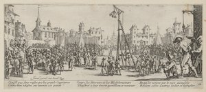 Keinu, sarjan ”Sodan kauhut” 10. lehti tekijältä Jacques Callot