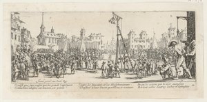 Keinu, sarjan ”Sodan kauhut” 10. lehti tekijältä Jacques Callot
