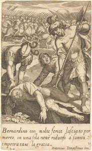 Bernardino tekijältä Jacques Callot after Antonio Tempesta
