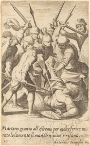 Martino tekijältä Jacques Callot after Antonio Tempesta