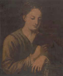St. Catherine Reading tekijältä Jacques Christophe Le Blon