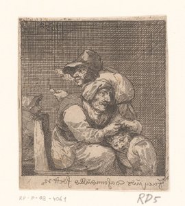 Lapsen huijaaminen vanhan naisen toimesta tekijältä Jacques Dassonville (attributed to)