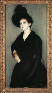 Ranska, Pariisi, Madame Adelaide Vasnierin muotokuva tekijältä Jacques Emile Blanche