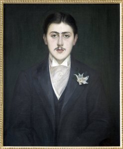 Marcel Proustin muotokuva (öljy kankaalle) tekijältä Jacques Emile Blanche