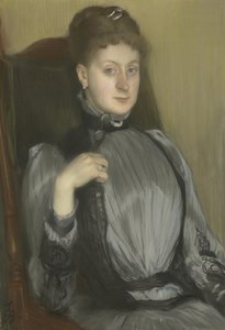 Naisen muotokuva, 1890 tekijältä Jacques Emile Blanche