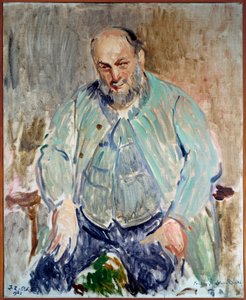 Ranskalaisen kuvanveistäjä Antoine Bourdellen (1861-1929) muotokuva Jacques Emilen (Jacques-Emile) Blanchen (1861-1942) maalaus tekijältä Jacques Emile Blanche