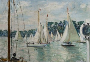 Kilpajahdit Seinen varrella tekijältä Jacques Emile Blanche