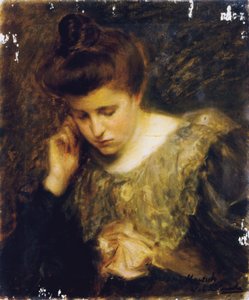 Tutkimus naisesta, joka lukee tekijältä Jacques Emile Blanche