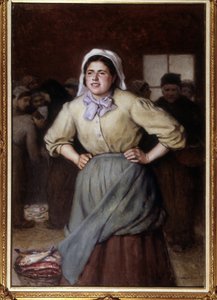 La cancalaise - Jacques Eugene Feyenin (1815-1908) maalaus, n.d.
