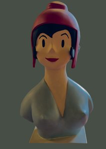 Mariannen rintakuva J.Faizantin innoittamana (veistos)