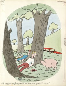 Ranskan päivät, satiirinen väreissä