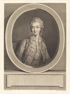 Rouva du Barry tekijältä Jacques Firmin Beauvarlet after François Hubert Drouais