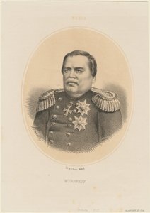 Kreivi Nikolai Muravjov-Amurskyn muotokuva 1809-1881, 1865