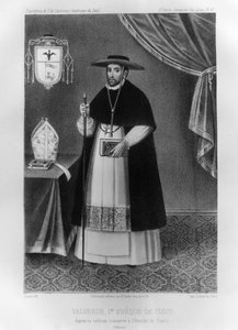 Vincente de Valverde, Cuzcon ensimmäinen piispa, 1852.