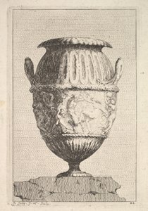 Suunnittelu maljakolle, jossa on Bacchic Frieze, alkaen: Maljakot, 1746.