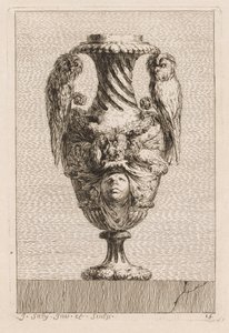 Maljakkosarja: lautanen 15, 1746. tekijältä Jacques Francois Joseph Saly