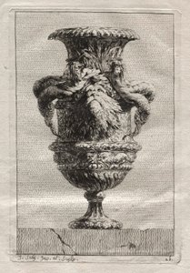 Maljakkosarja: lautanen 26, 1746. tekijältä Jacques Francois Joseph Saly