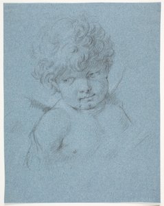 Siivekäs enkeli? Cupid? Rintakuva tekijältä Jacques Francois Joseph Saly
