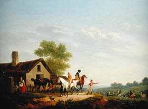 Kilparatsastus tekijältä Jacques Francois Joseph Swebach