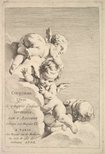 Etukappale, 1700-luvun puolivälistä loppu. tekijältä Jacques Gabriel Huquier