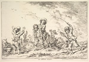 Hyppy, 1700-luvun puolivälistä loppu. tekijältä Jacques Gabriel Huquier