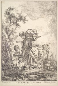 The Travelling Children, 1700-luvun puolivälistä loppupuolelle. tekijältä Jacques Gabriel Huquier