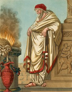 Suuri paavi, Jacques Grasset de Saint-Sauveur (1757-1810), kaiverrus muinaisesta Roomasta tai historiallinen ja kuvallinen kuvaus kaikesta, joka liittyy roomalaiseen kansaan, heidän armeijaan, tapoihinsa, uskonnolliseen ja julkiseen elämään tekijältä Jacques Grasset de Saint Sauveur