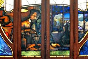 Nancy (osasto 54), Art Nouveau, Kauppa- ja teollisuuskamari, Jacques Gruberin lasimaalaukset (1870-1936)